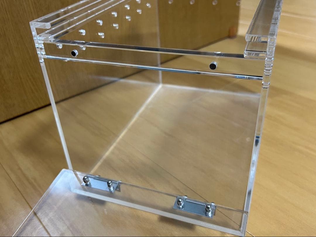 アクリル飼育ケージ 通気孔付き 3個セット