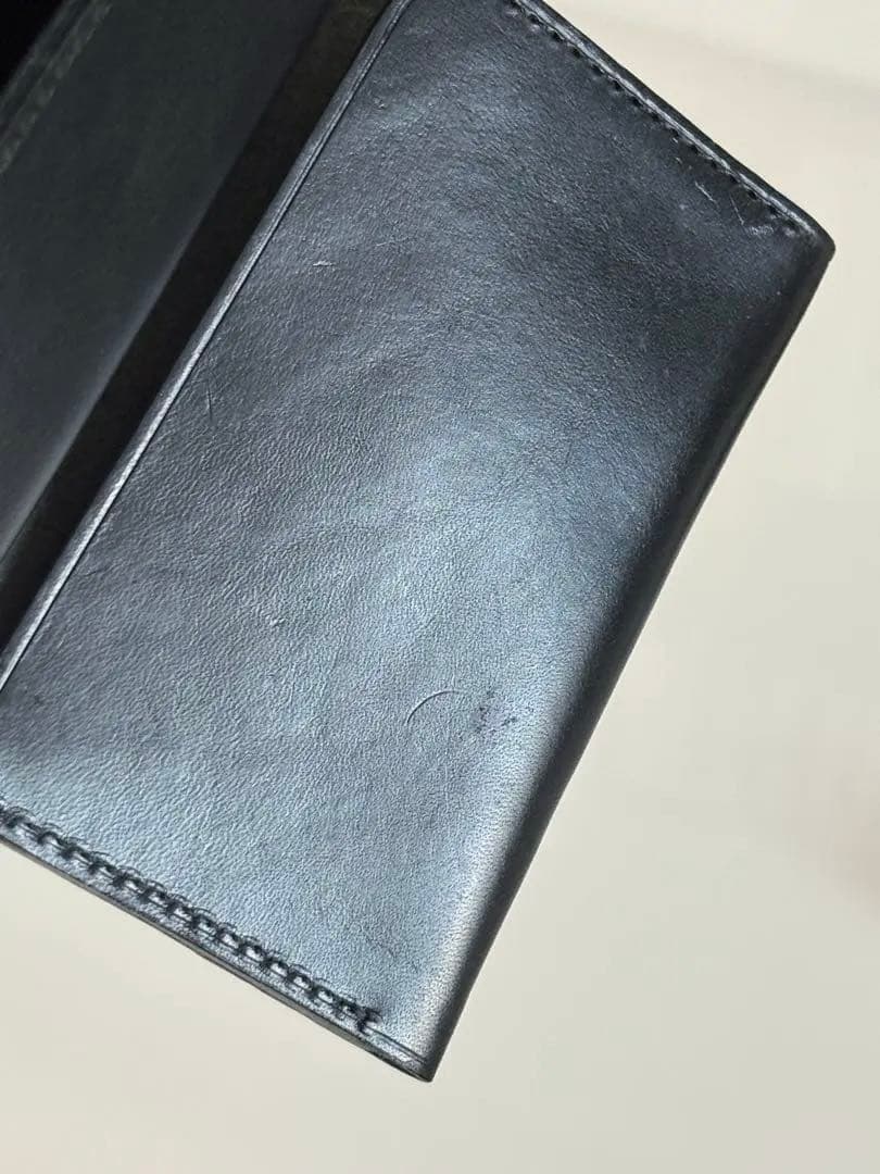 ORIONIS ブラックミニ財布(Compact Trifold Wallet)