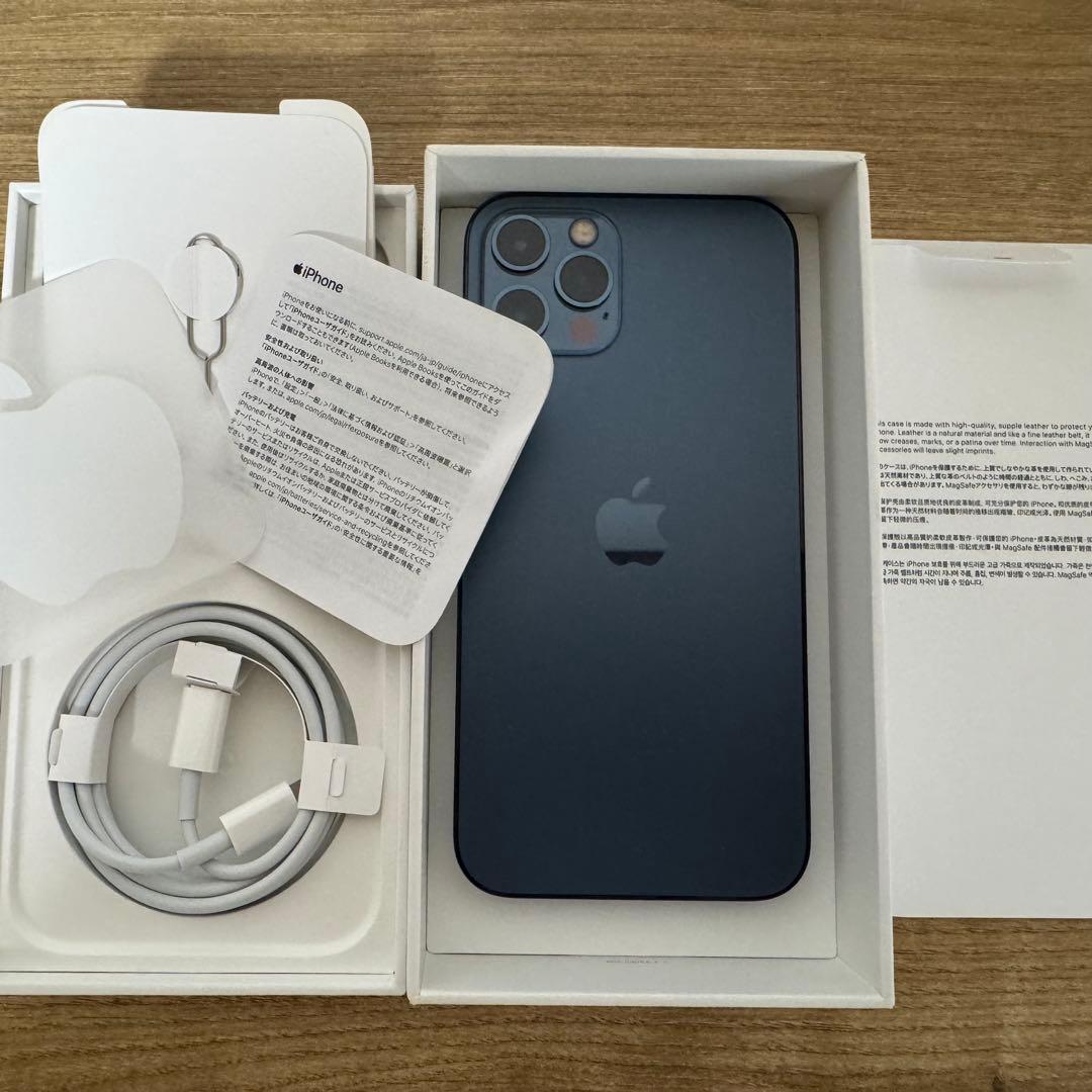 Apple iPhone 12Pro 256GBパシフィックブルー