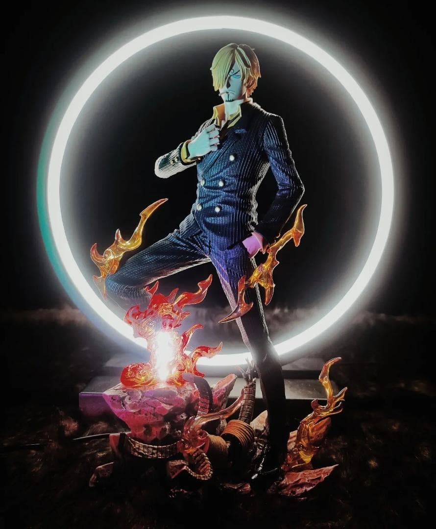 ワンピース 麦わら海賊団 サンジ ガレージキット フィギュア LXスタジオ 黒