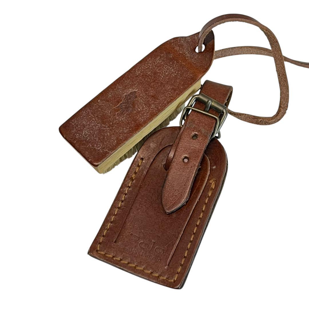 【希少】ラルフローレン トラベルバッグ ブラックウォッチ PVC レザー 大容量