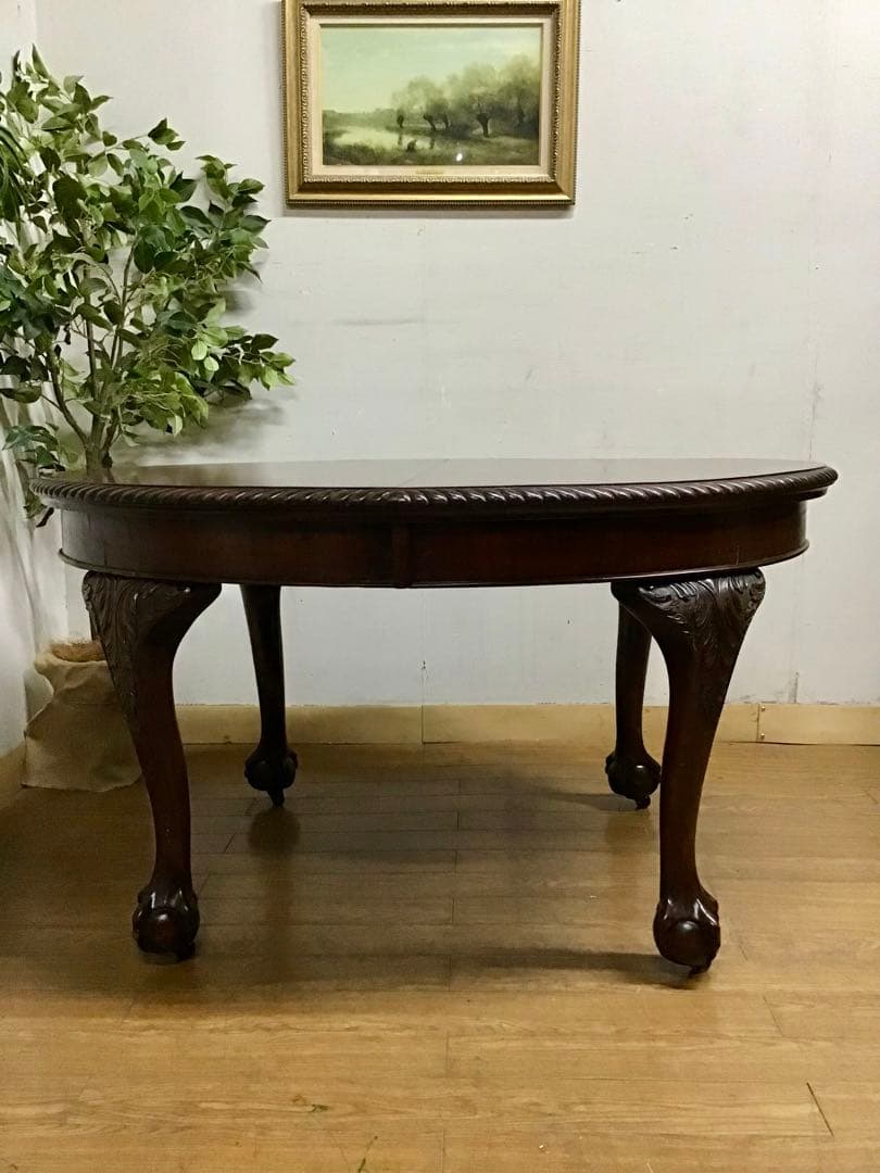 UZZY☆管360☆イギリス製☆チッペンデールエクステンションテーブル