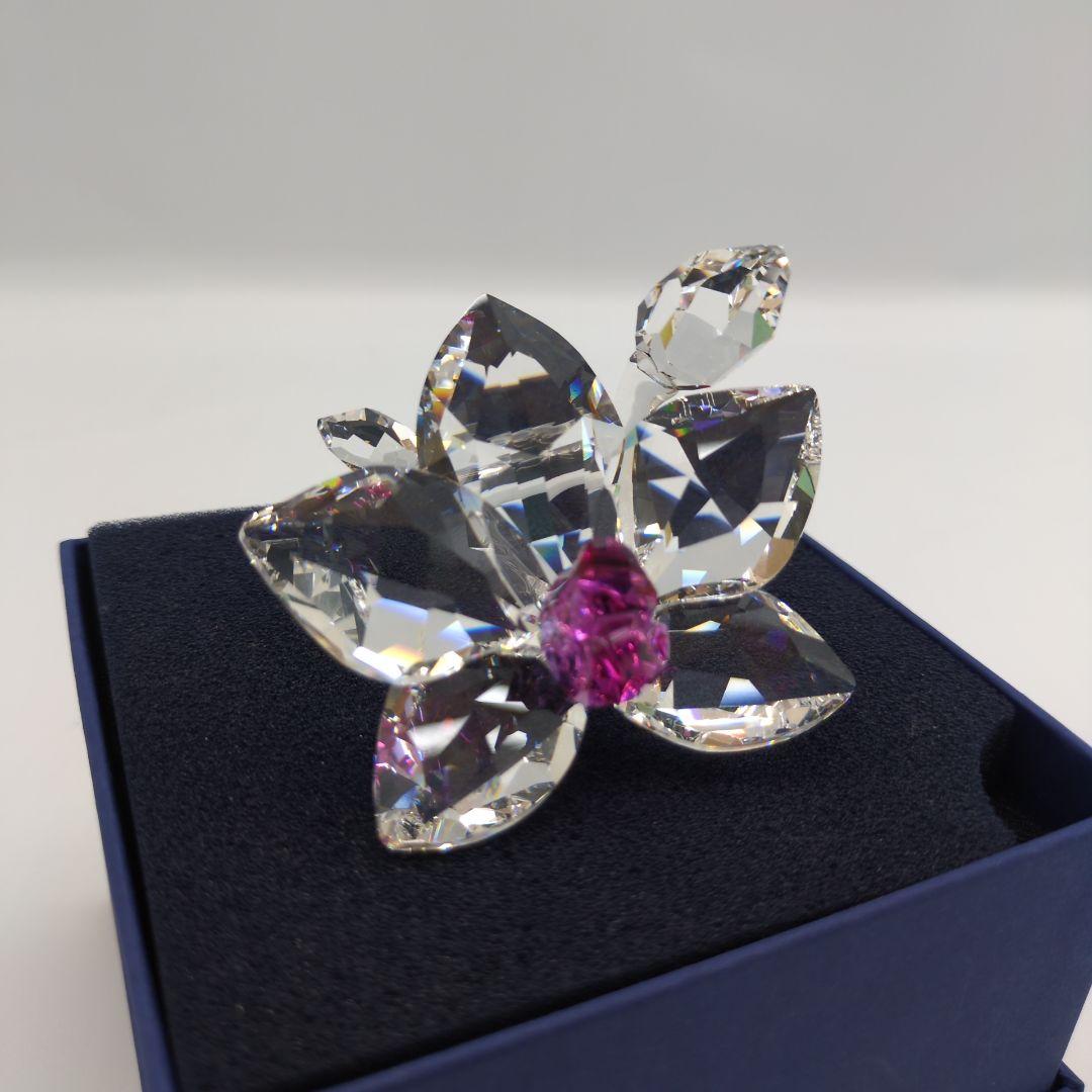 廃盤　美品　SWAROVSKI　オーキッド　ブロッサム　胡蝶蘭　クリスタル