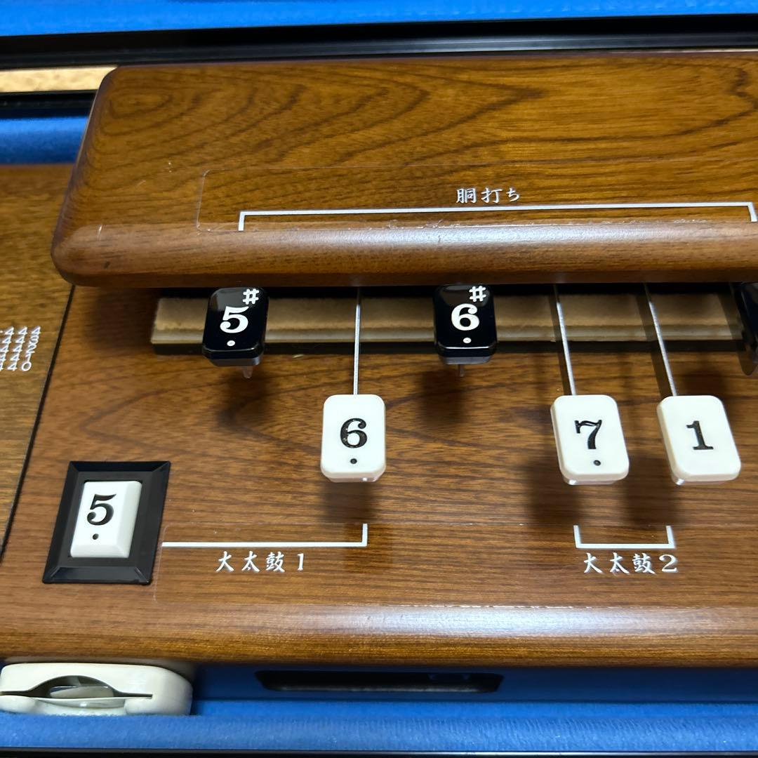 美品　スズキ大正琴 和樂　TES-101 木目調 ハードケース付き