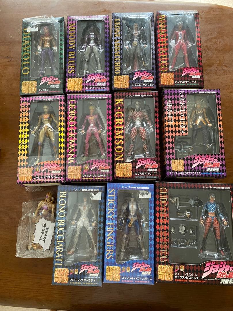 中古品　超像可動　ジョジョの奇妙な冒険 フィギュアセット 12体　まとめ売り