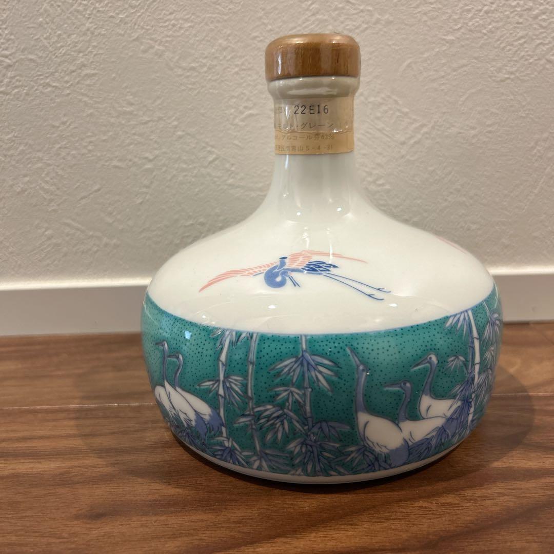 スーパーニッカ色絵ボトル　有田焼　陶器　ウイスキー特級