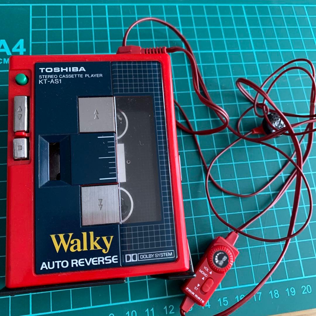 TOSHIBA KT-AS1 カセットプレーヤー walky