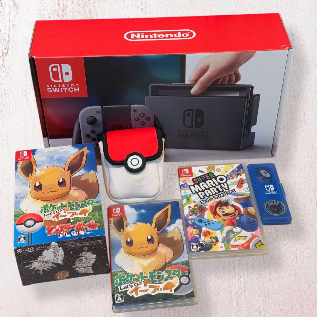 Nintendo Switch 本体 + ソフト2本&SDカード付き