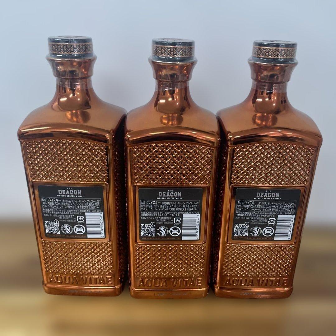 m*4様 THE DEACON ブレンデッドスコッチウイスキー 700ml 3本
