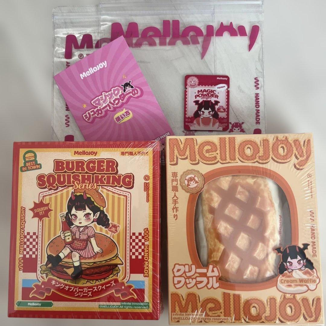 Mellojoyハンバーガーか？クリームワッフル