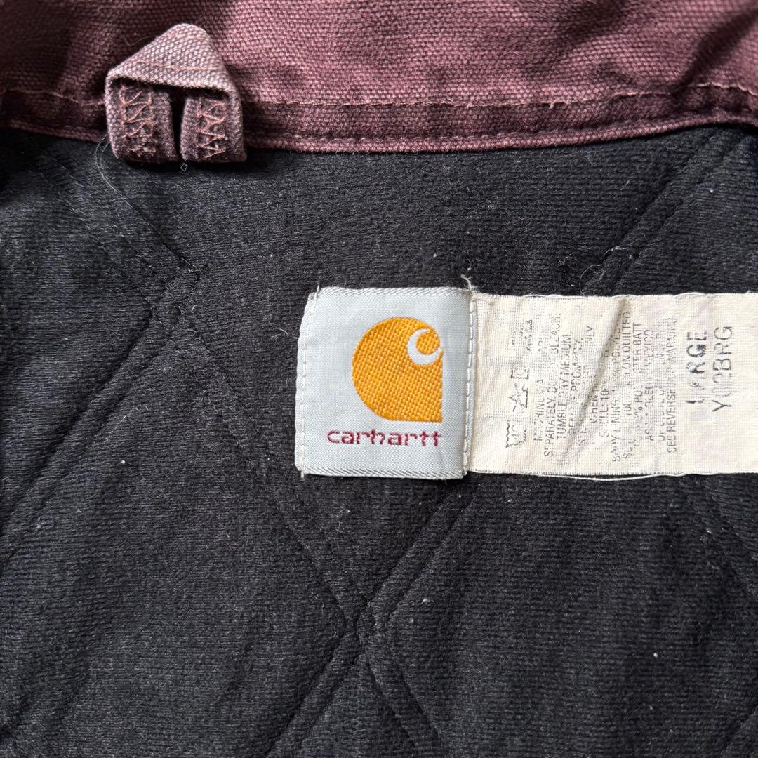 Carhartt サンタフェジャケット ユースL バーガンディ Y02BRG
