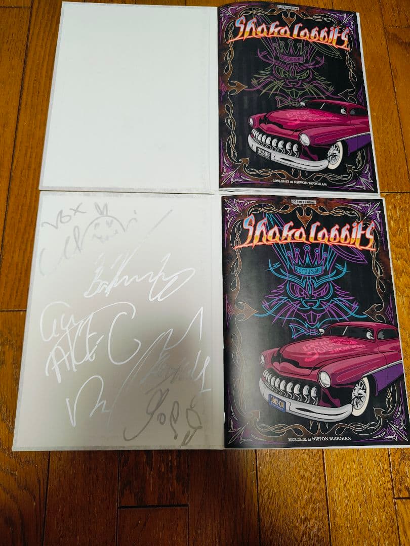 SHAKALABBITS シャカラビッツ 直筆サイン入り ツアー 写真集