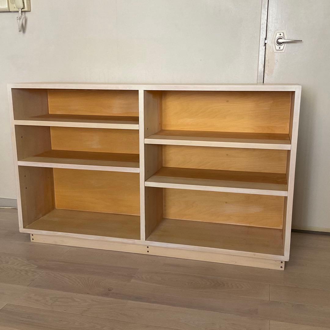 設計士の友人に作ってもらった本棚⭐︎可動棚板　W1263×H713×D305