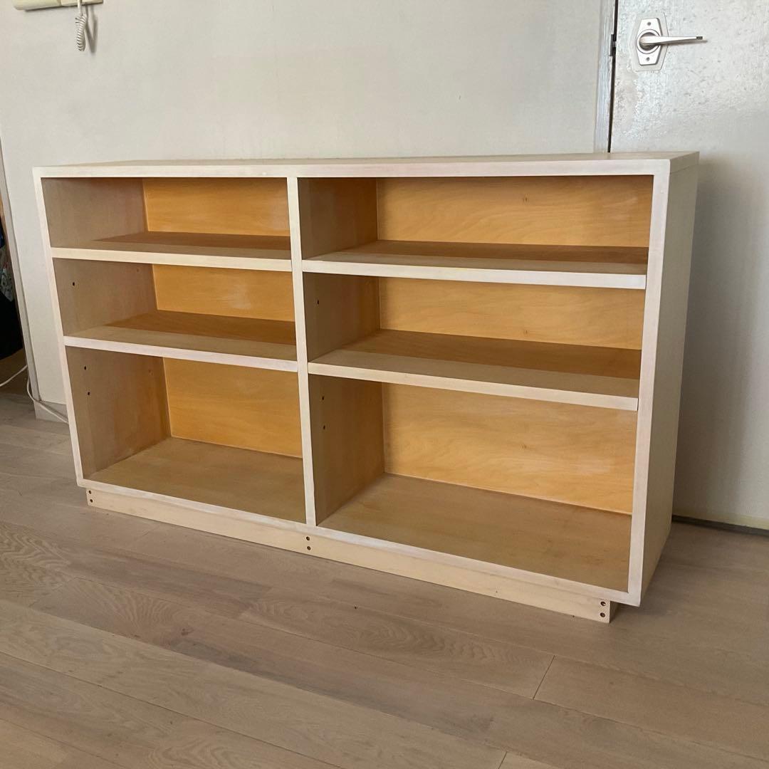 設計士の友人に作ってもらった本棚⭐︎可動棚板　W1263×H713×D305