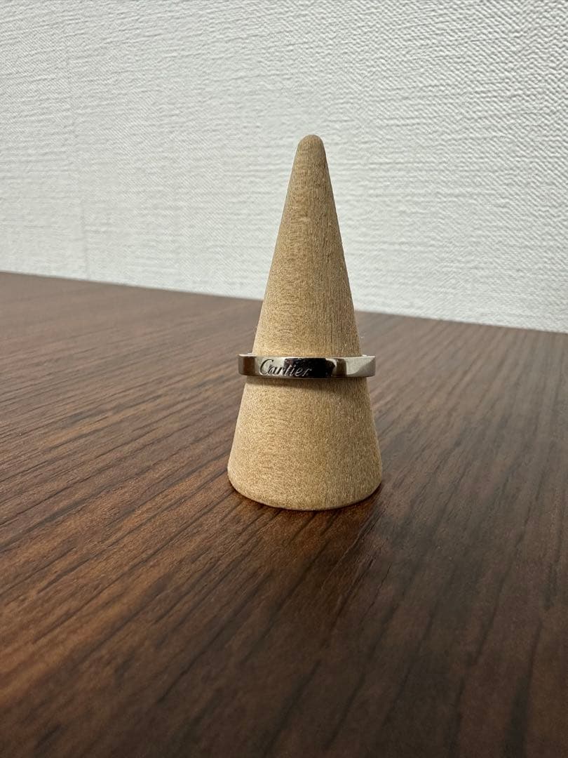 カルティエ リング エングレーブド 56号 Pt950