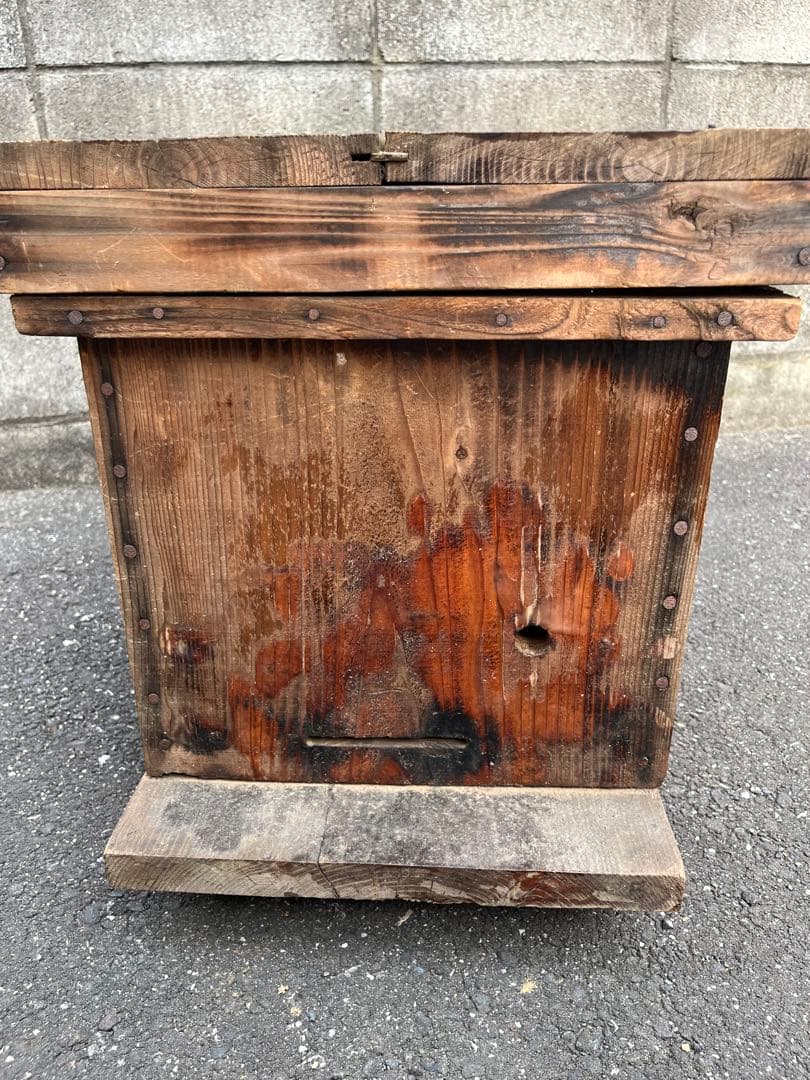 日本蜜蜂　待ち箱　入居実績あり　巣箱　待ち箱