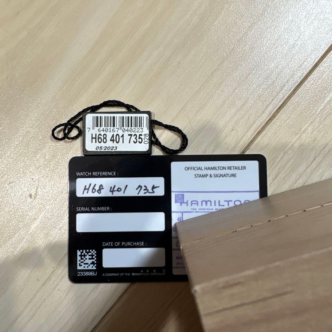 ♡*♡様 HAMILTON KHAKI ハミルトン　ブラック アナログ腕時計