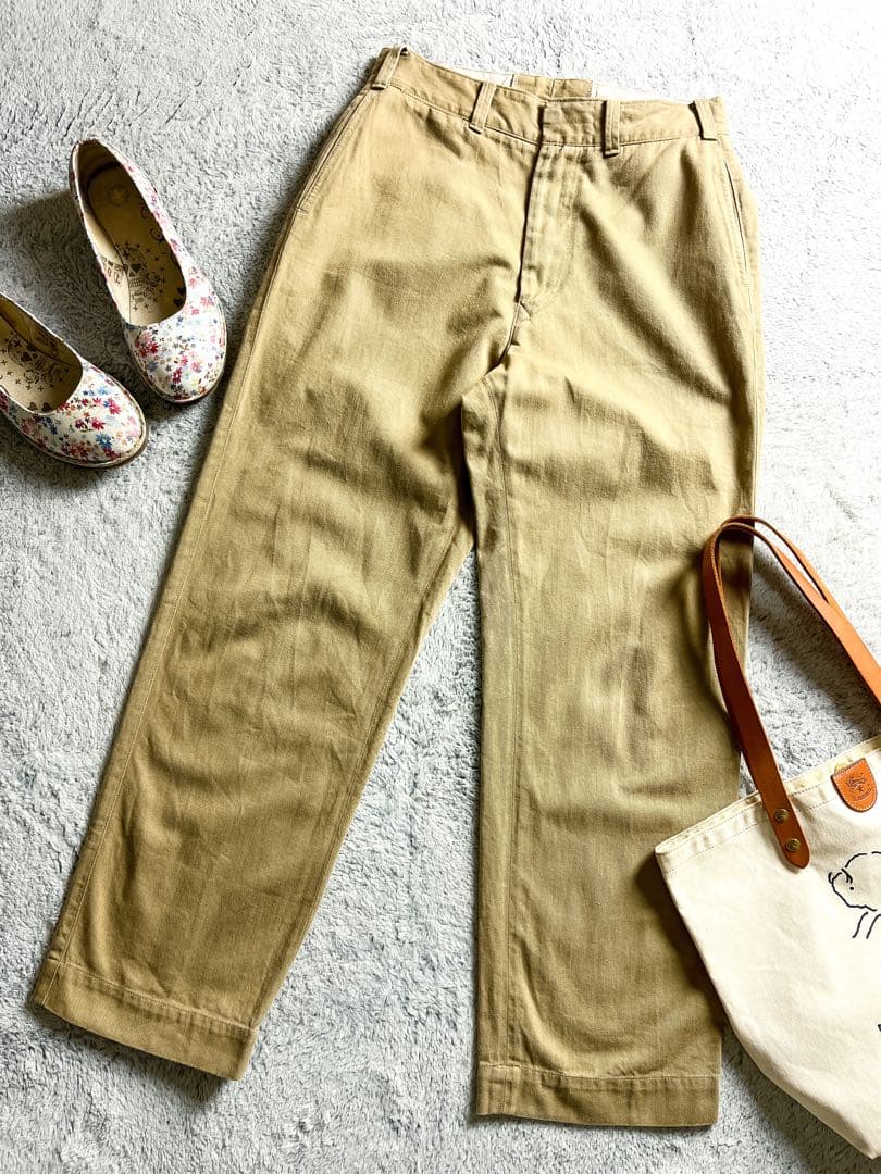 【45R】45rpm コットン100% おこめチノの908パンツ