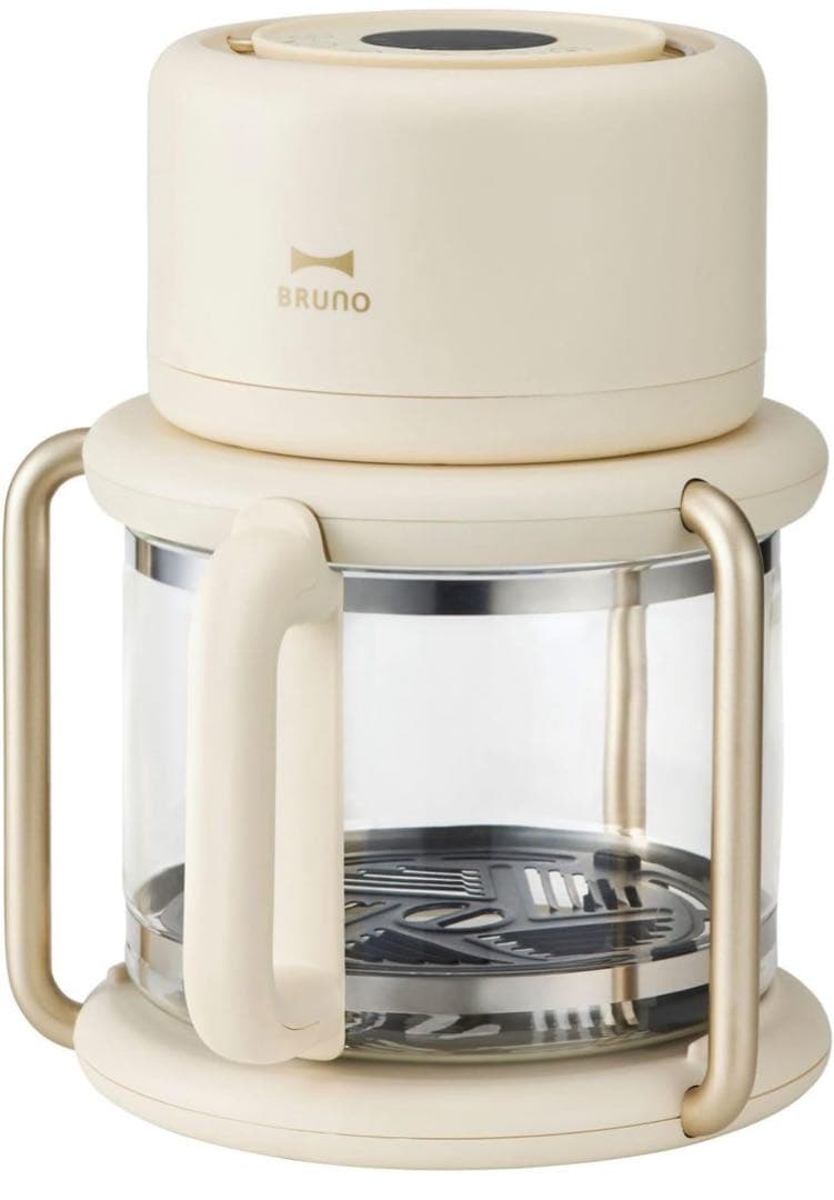 BRUNO グラスエアフライヤー アイボリー