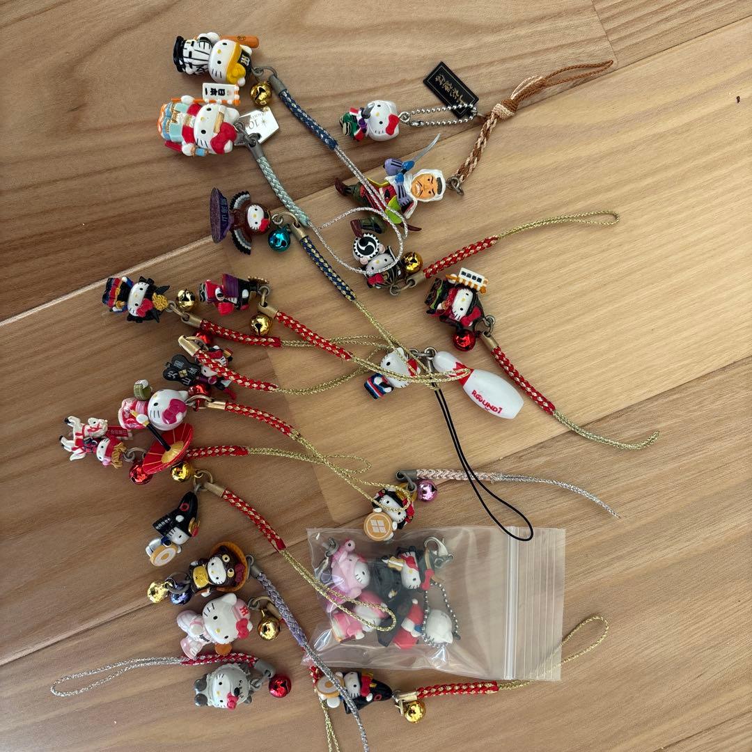 ご当地キティキャラクター ストラップ セット
