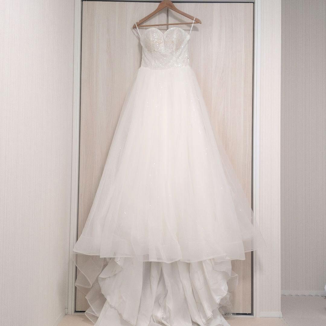 YNSウェディングビスチェ・パニエ付✨️