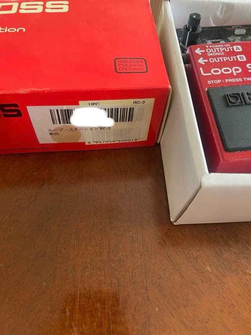 BOSS RC-3 Loop Station ACアダプター付き