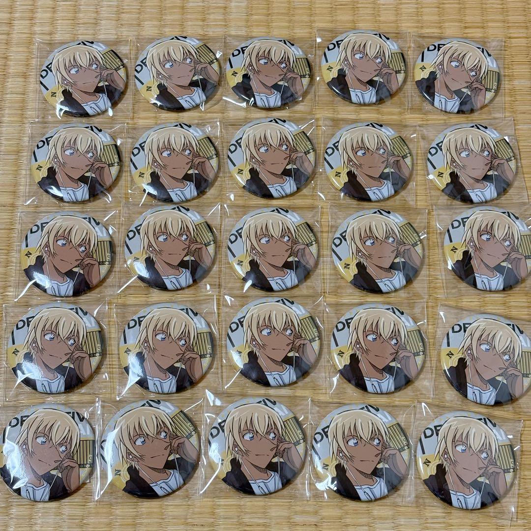 名探偵コナン　安室透　降谷零　缶バッジ25点セット　待ち合わせ