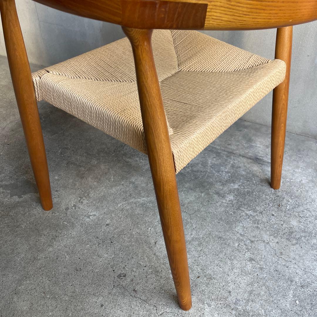 ペーパーコード　ダイニングアームチェア　天然木無垢材