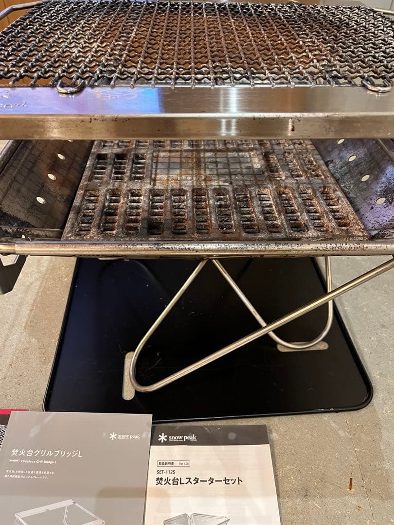  peak 折りたたみ式バーベキューグリル　L