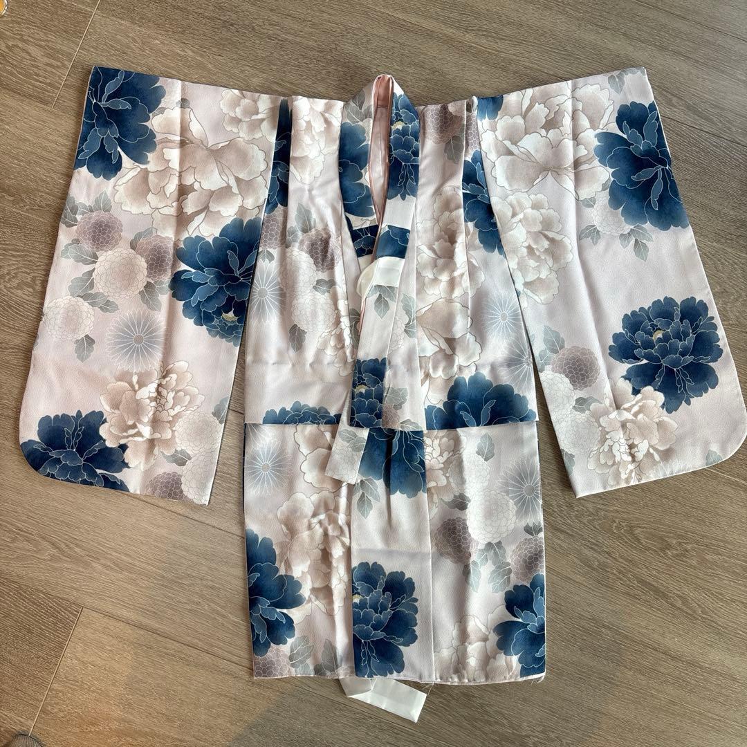 3歳　七五三着物セット　くすみカラー