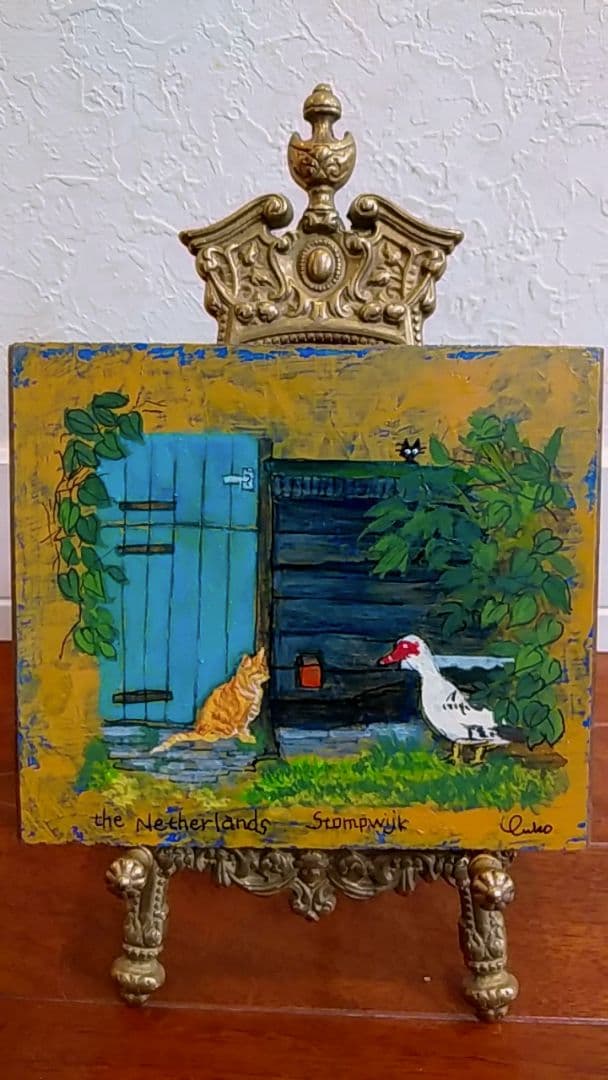 猫の絵　シリーズ扉その②