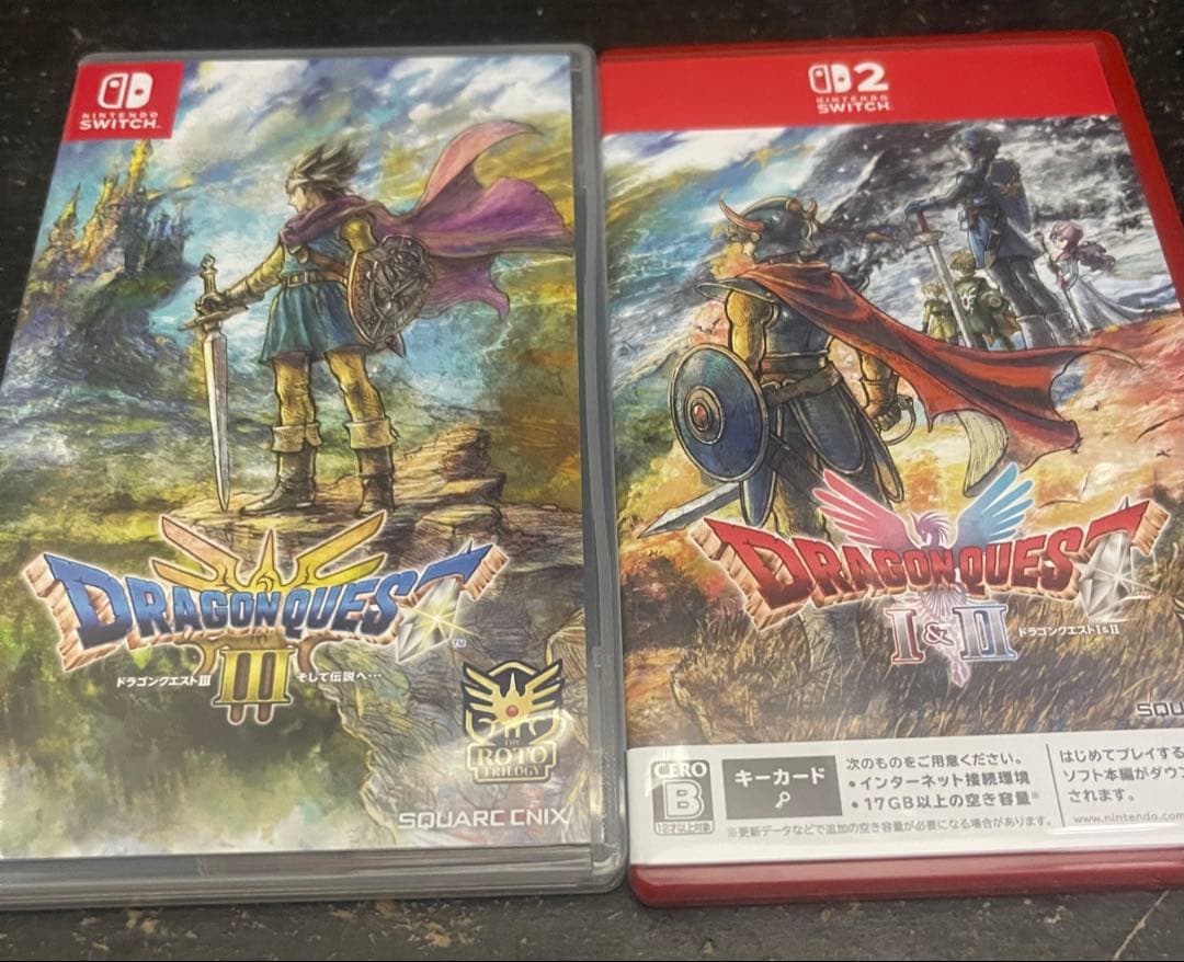 Switch版 ドラゴンクエスト1.2.3の2本セット売り！