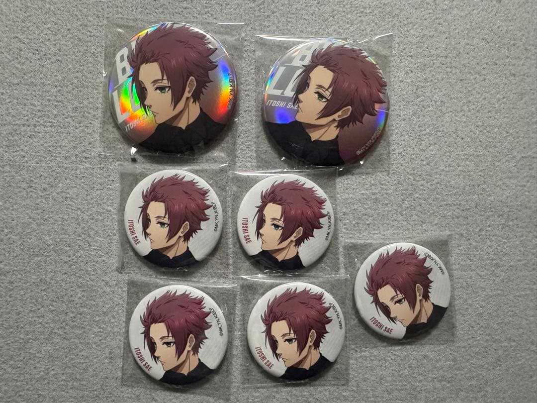 ブルーロック ベースヤード 糸師冴 缶バッジ