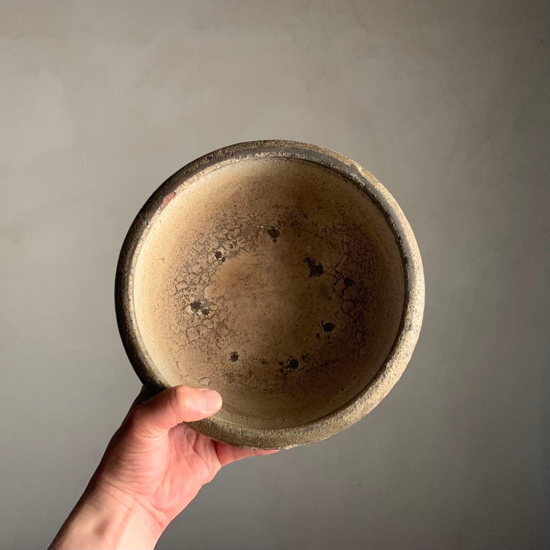 松代焼 失透釉 捏ね鉢 古美術 古道具 アンティーク 民芸