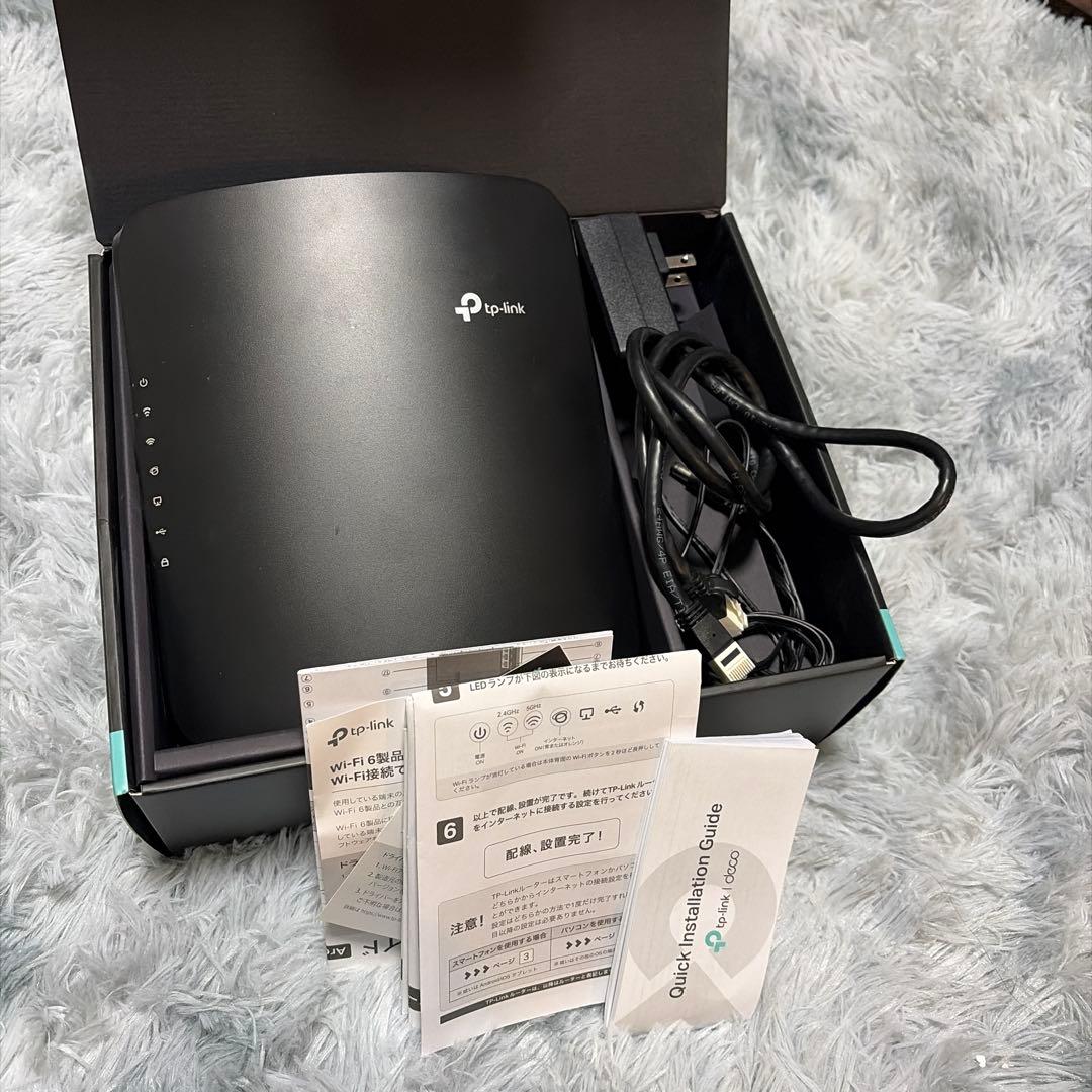 付属品完備　TP-Link Wi-Fi 7 ルーター BE7200