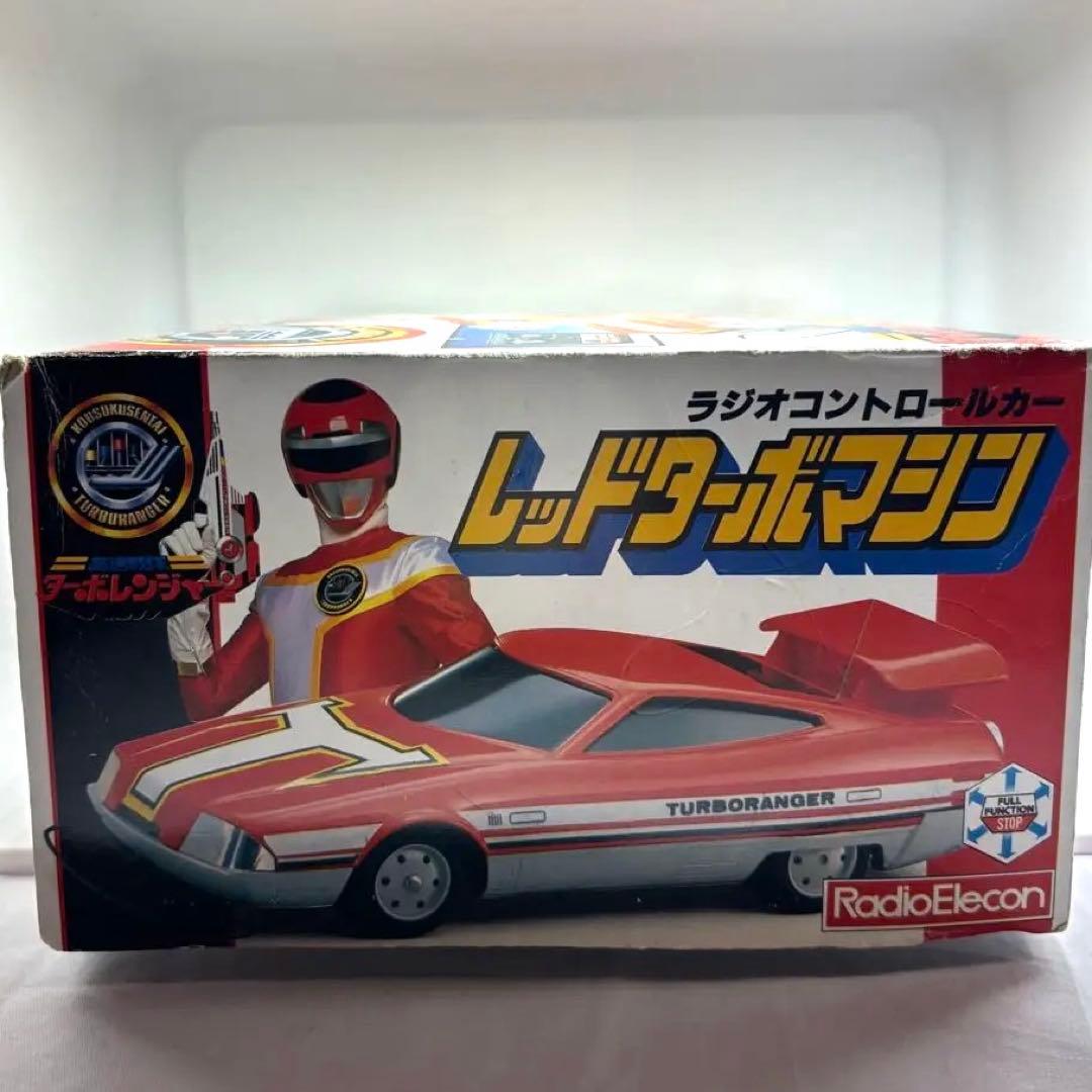 高速戦隊ターボレンジャー レッドターボマシン ラジコン ポピー 1989年当時物