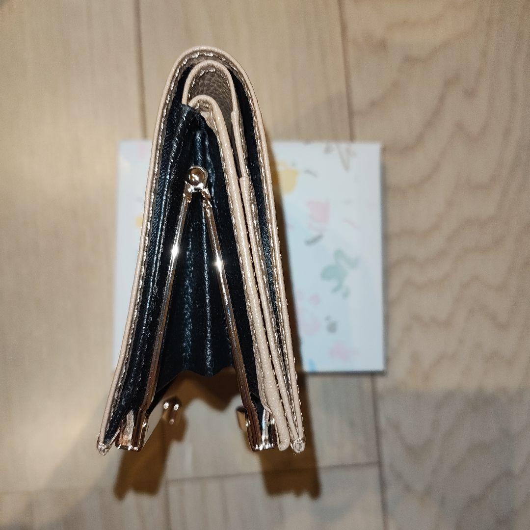 《皇居限定》菊の御紋 がま口財布　モカ　ベージュ　　値下げ可能