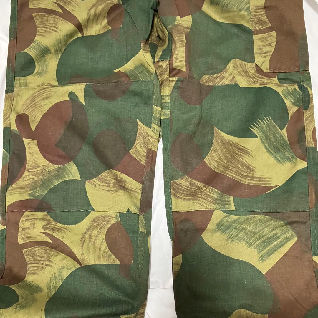 ベルギー軍　50's ブラッシュストロークカモ　dead stock 実物　前期