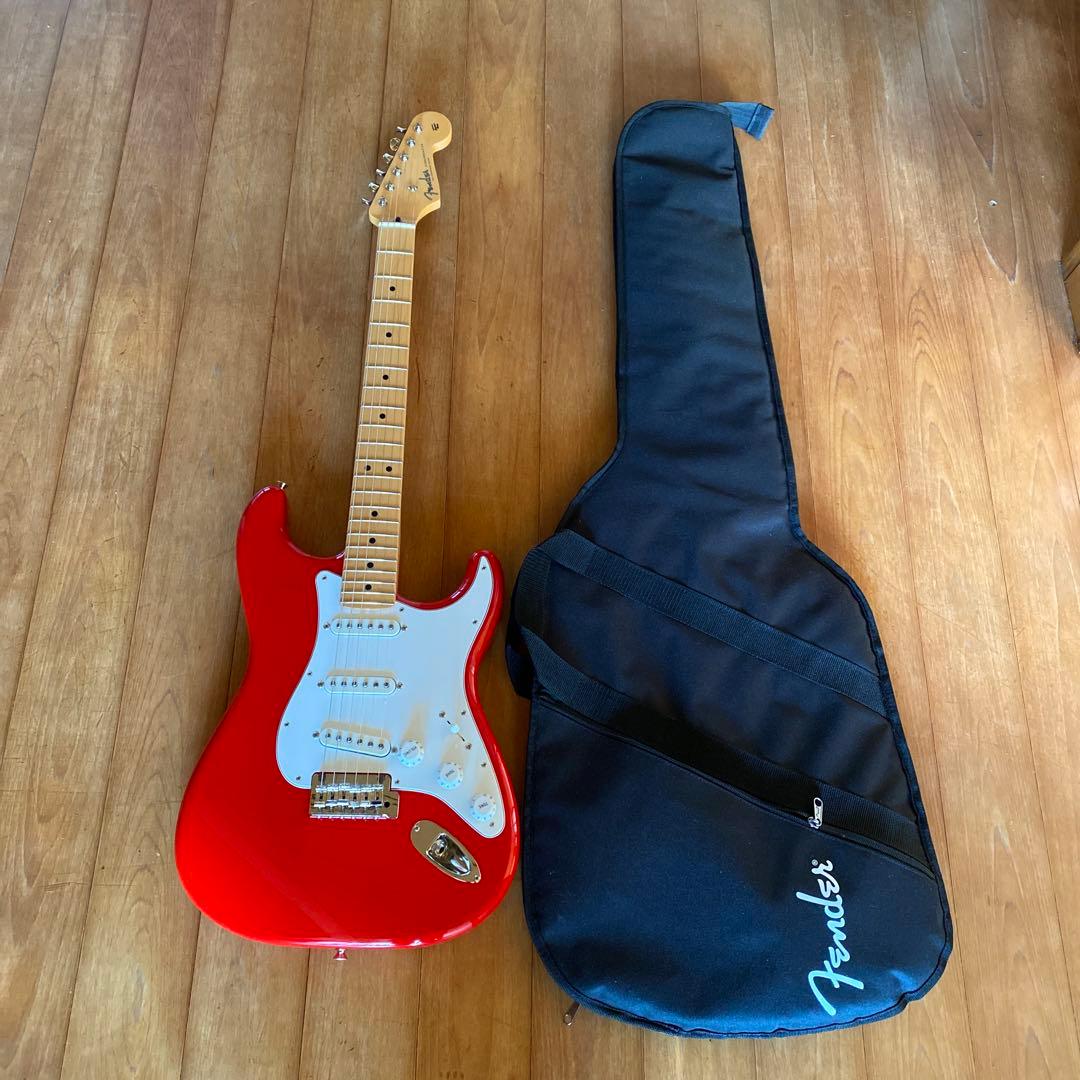 レッド エレキギター シングルコイル