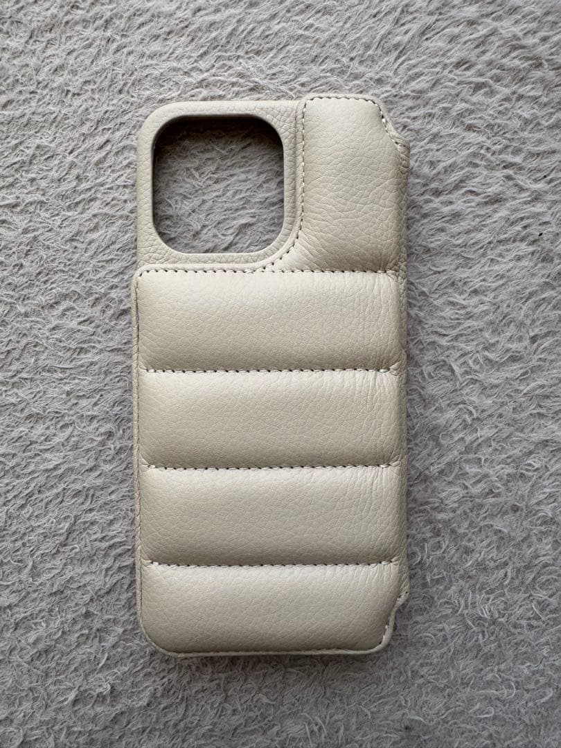 DEMIU　BALLON iPhone15ProMax ベージュ　ストラップ