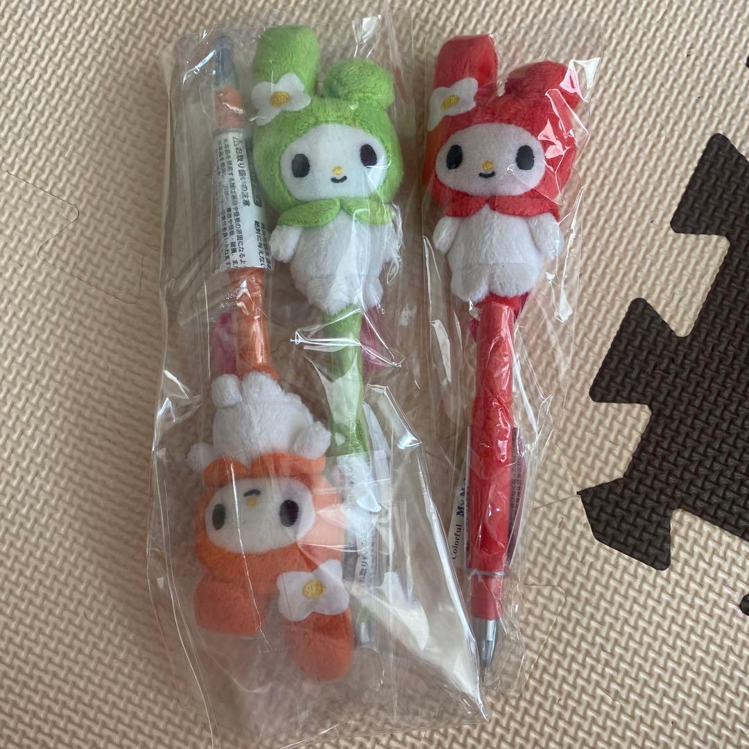 サンリオ マイメロ マスコットボールペンセット