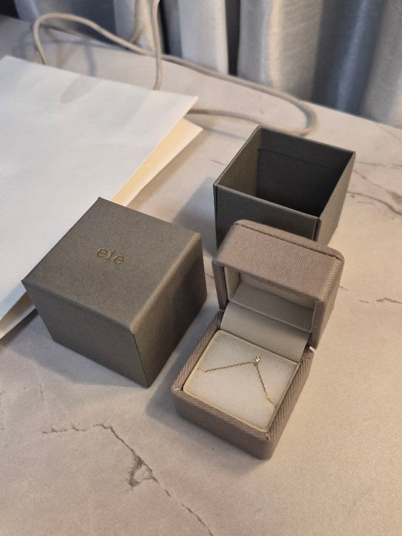 【新品・未使用】ete イエローゴールド ダイヤモンド ブレスレット