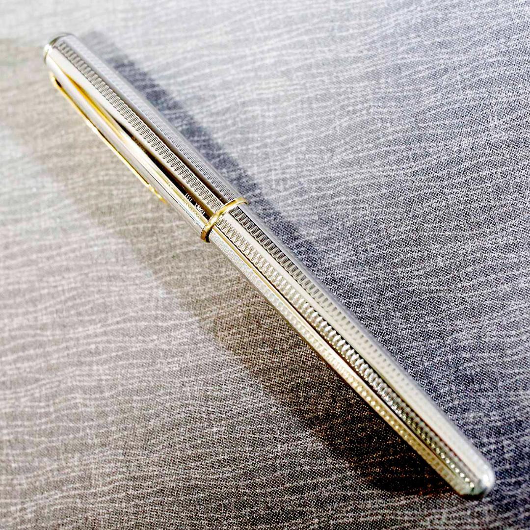 【極美品 送料込み】パーカー 万年筆 ソネット シルバーカスケード