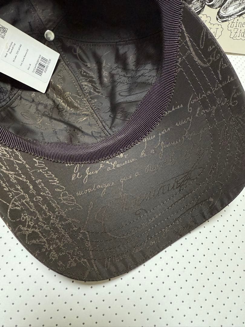 タグ付き　未使用品　BERLUTI ベルルッティ　スクリットナイロンキャップ