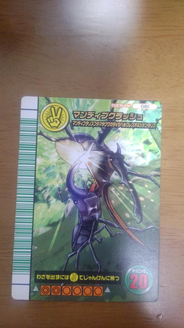 ムシキング　マンディブラリスフタマタクワガタ　五周年