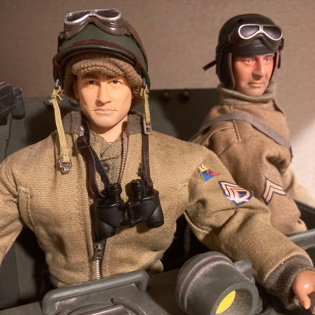 ドラゴンモデルズ製1/6米陸軍　第1機甲師団戦車クルー(箱無し2体セット)