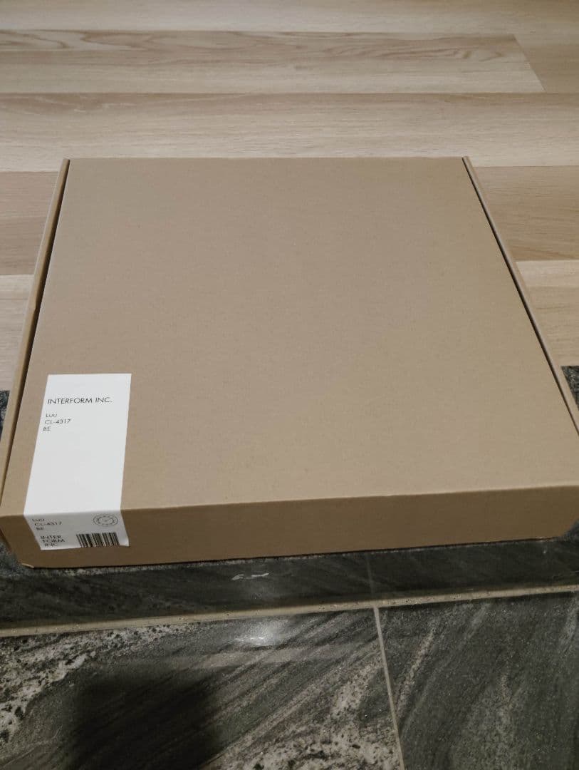 インターフォルム　ルゥ　Luu INTER FORM INC. ベージュ掛時計