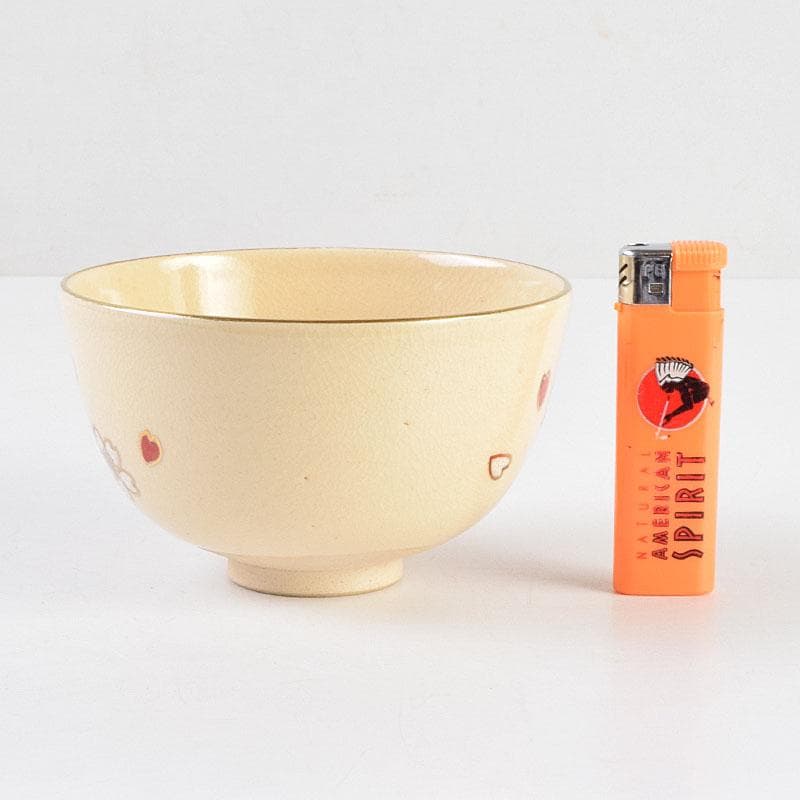 茶道具　京焼　野々村仁清　色絵桜文　数茶碗　八客　M　R9336