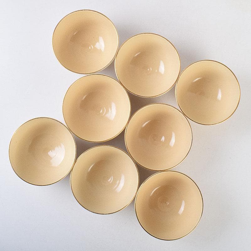 茶道具　京焼　野々村仁清　色絵桜文　数茶碗　八客　M　R9336