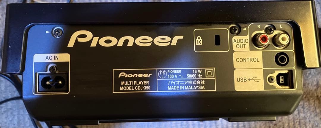 Pioneer CDJ-350 USB対応 DJ機材